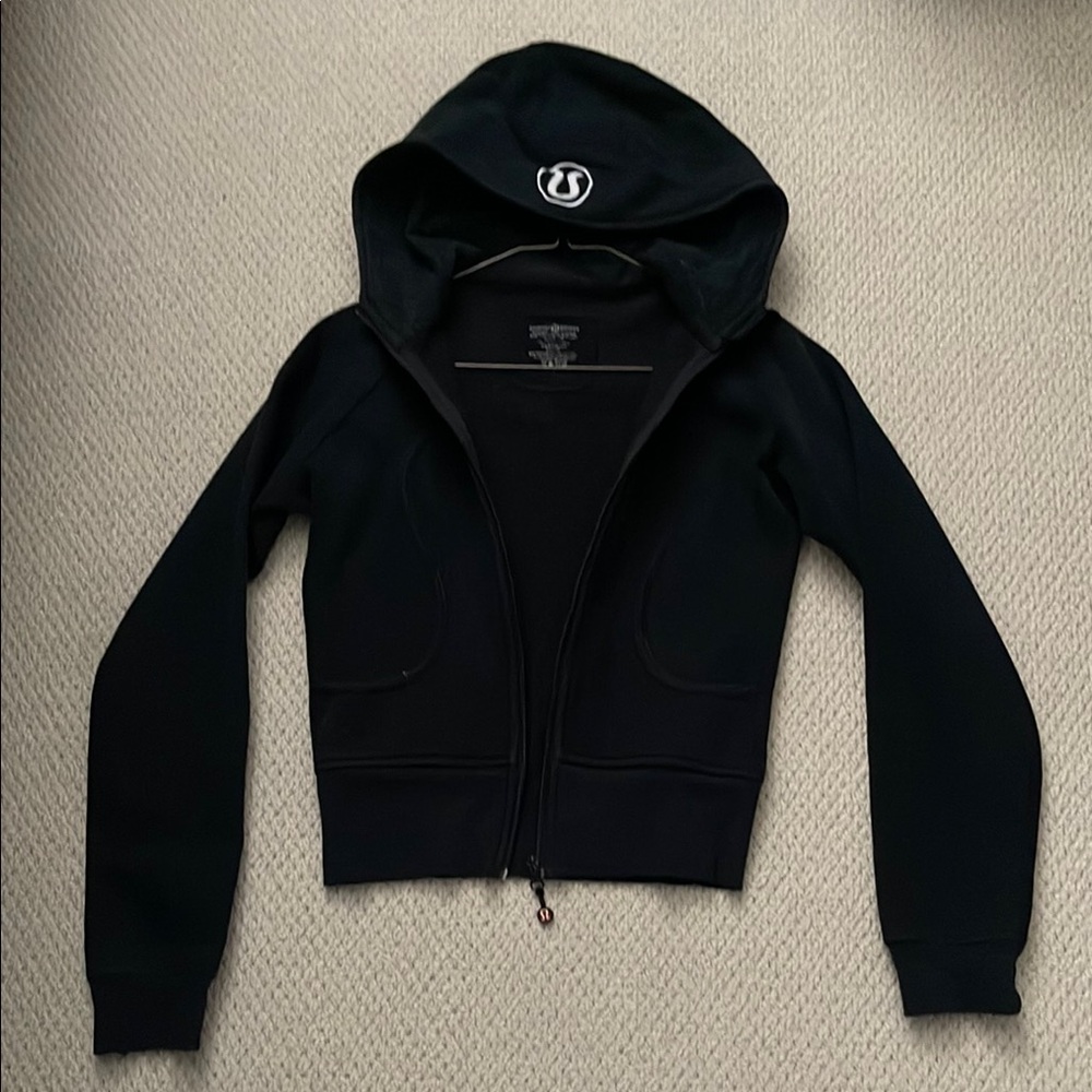 Women's Black Hoodie Jacket